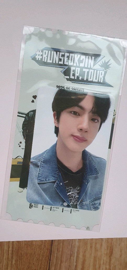 달려라석진 우비,수건 아미존포카, 랜덤포카 라네즈포토카드 이미지