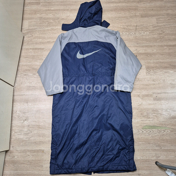 나이키 빅스우시 배색 후드 돕바 롱패딩 점퍼 M(95)--5