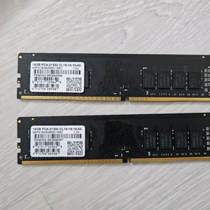 GeIL 흑금치 DDR4 16GB CL19 2개 램 세트