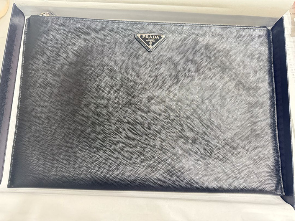 프라다 사피아노 클러치 2NG001 블랙--1