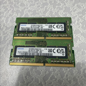 삼성 노트북용 DDR4 8GB 3200mhz 메모리 1개! (1개는 판매완료)