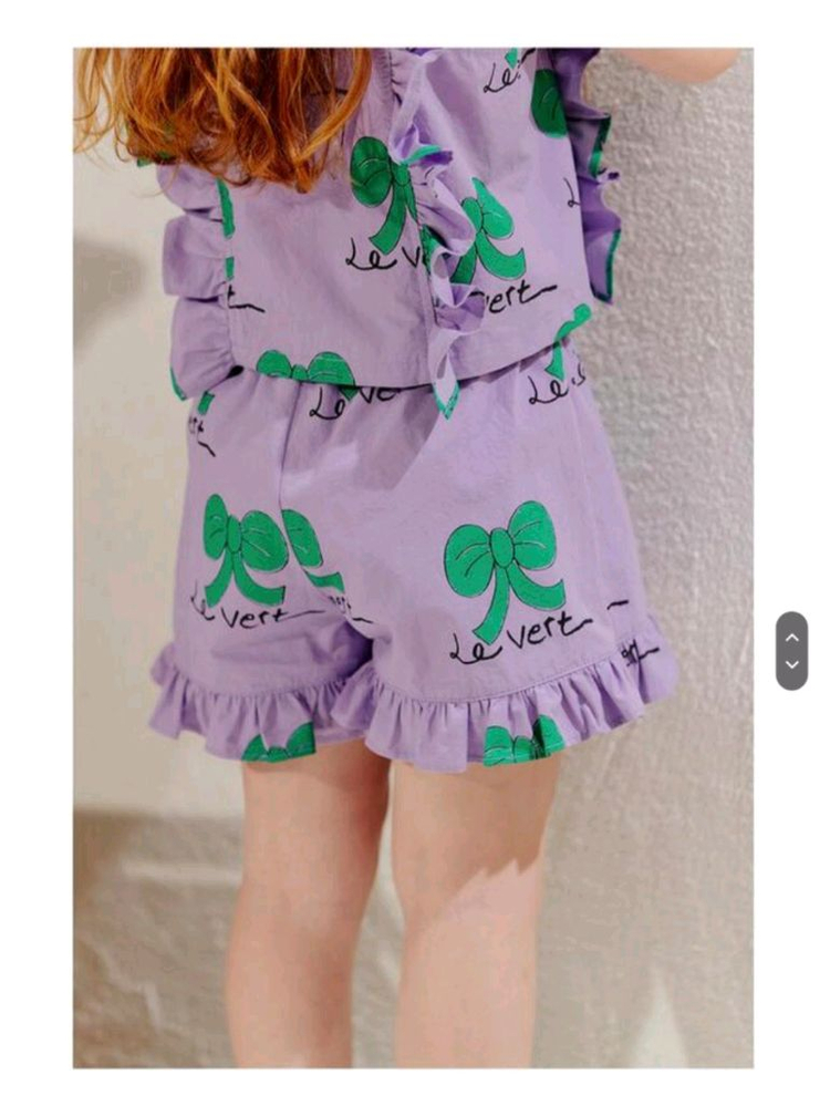 리미떼두두 퍼플 리본 러플 셋트 XL--6