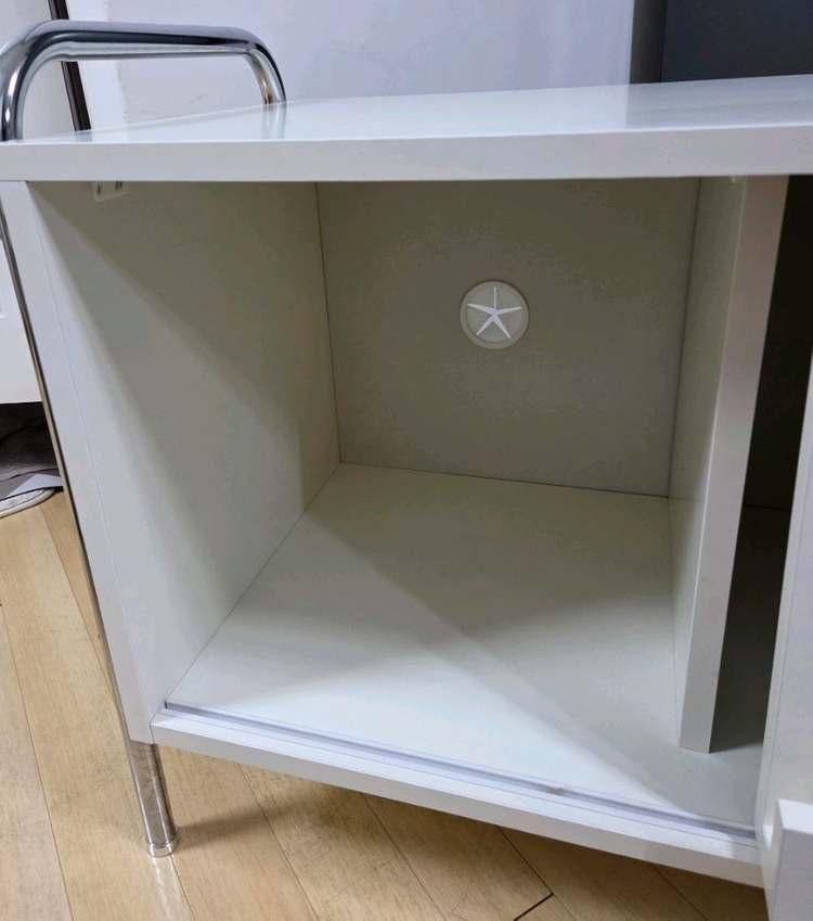 인테리어 미드센츄리 매거진랙800 수납선반(연베이지)--4