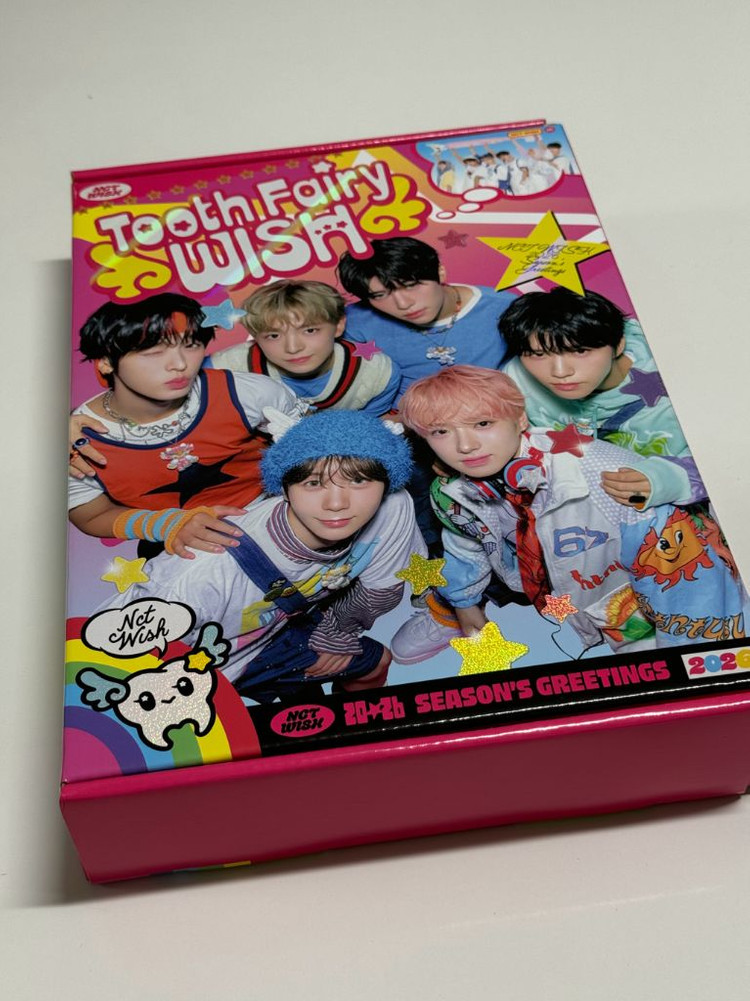 nct wish 위시 시즌그리팅 풀구성_단순개봉_유우시폴라+유우시띠부+sm특전포카 이미지