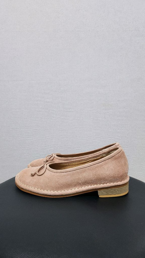 새상품)베티아노 양가죽 스웨이드 플랫슈즈 235 240--3