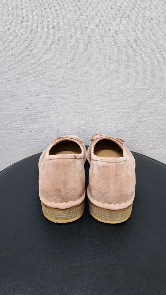 새상품)베티아노 양가죽 스웨이드 플랫슈즈 235 240--4