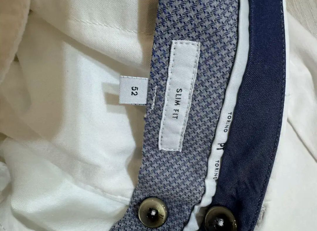 (새상품)PT torino 피티 토리노 화이트 치노팬츠(면 +엘라) 52 이미지