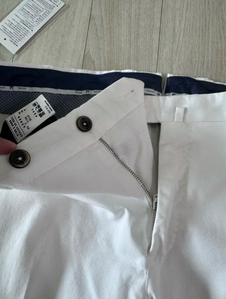 (새상품)PT TORINO 피티 토리노 화이트 치노팬츠(면,라이오셀,엘라)52 이미지