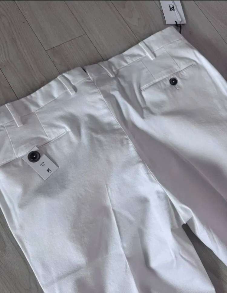 (새상품)PT TORINO 피티 토리노 화이트 치노팬츠(면,라이오셀,엘라)52 이미지