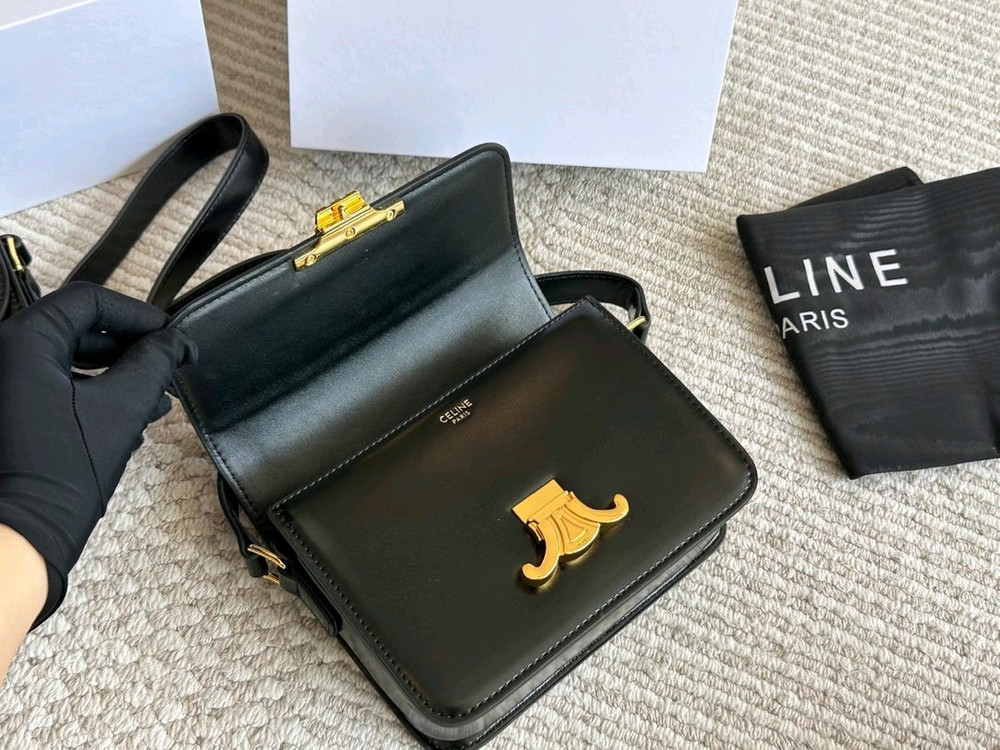 셀린-느 클래식 트리오페 숄더백--1