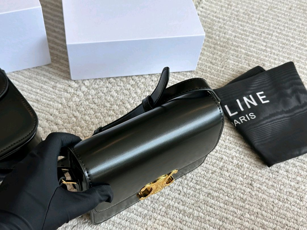 셀린-느 클래식 트리오페 숄더백--2