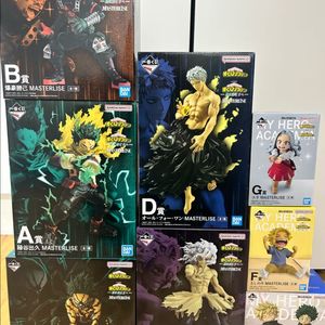 이치방쿠지 제일복권 나히아(히로아카) 저너머로 A/B/C/D/E/F/G/라원 피규어 및 H상 초코노코/하위상