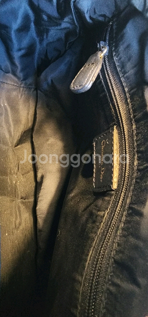 디올 오블리크 스몰 보스턴백 자물통 포함--3