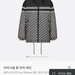 디올 오블리크 리버서블 롱 푸퍼 패딩 L사이즈 신품급