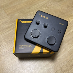마오노 ps22 lite 오디오인터페이스 판매합니다