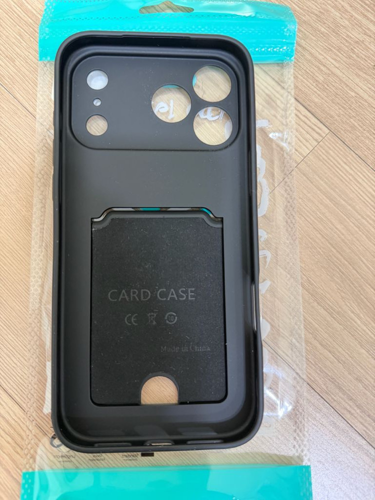 미사용 새상품 아이폰 17 Pro Max 파스텔 카드 케이스 블랙 팔아요--3