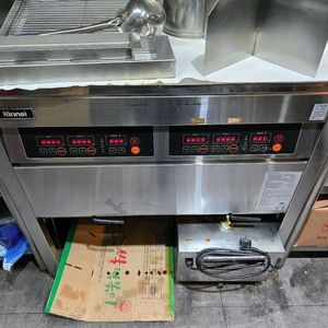 린나이 2구 튀김기, 정제기 판매합니다