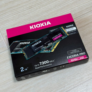 KIOXIA EXCERIA PRO NVMe 2TB SSD 키오시아