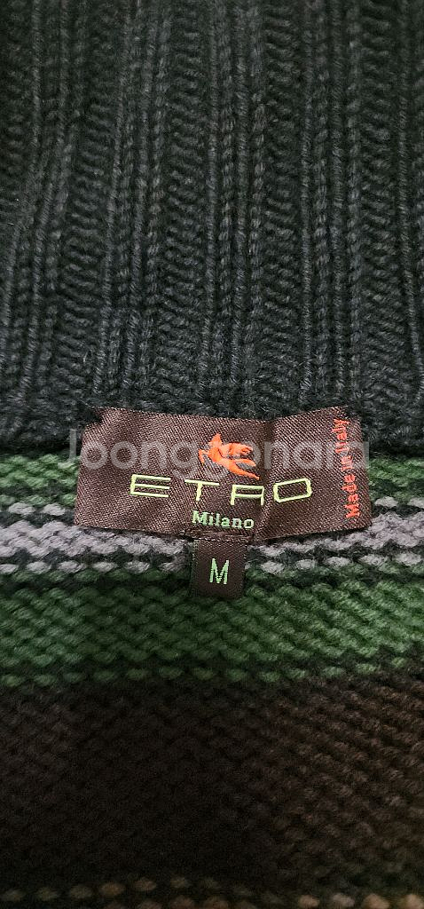 에트로 남자 캐시미어 니트가디건 95~100--6