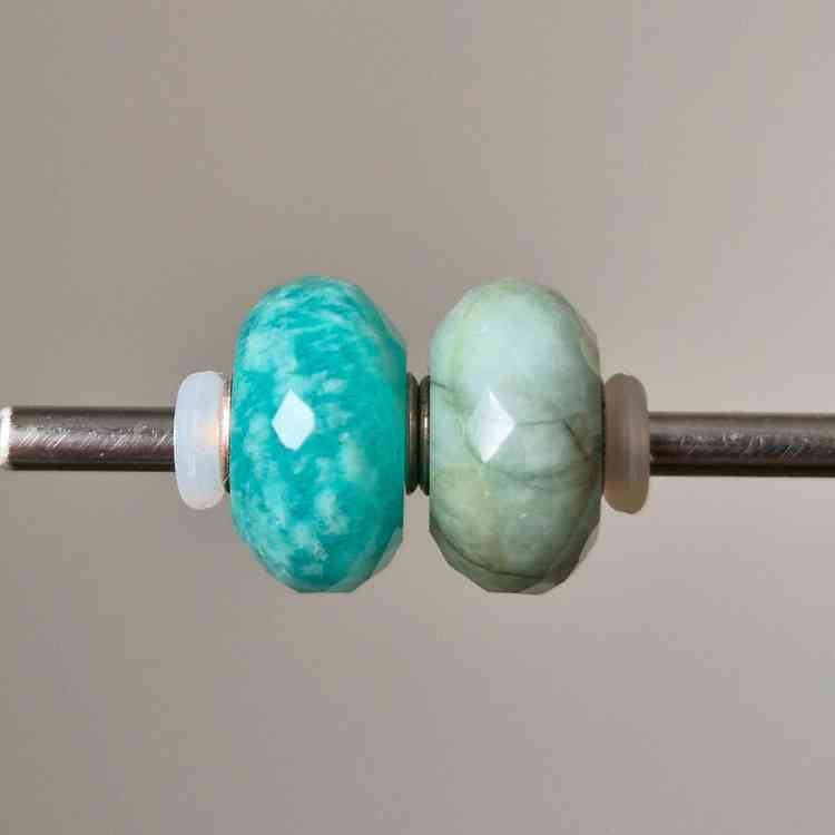 트롤비즈 원석 아마조나이트, 에메랄드, 소달라이트--1