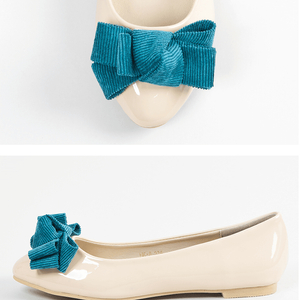 [새상품] 리본플랫 5종 블랙+베이지 에나멜 페이턴트 플랫슈즈