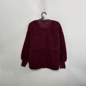 코스(COS) 보아플리스 크루넥 버건디 55-66정도