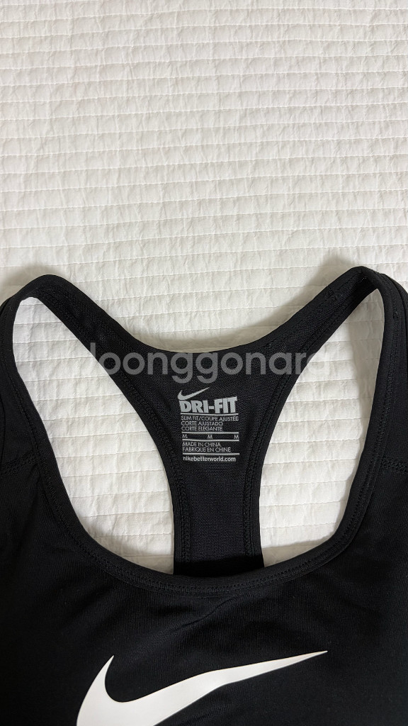 나이키 드라이핏 여성 나시 M 블랙--1