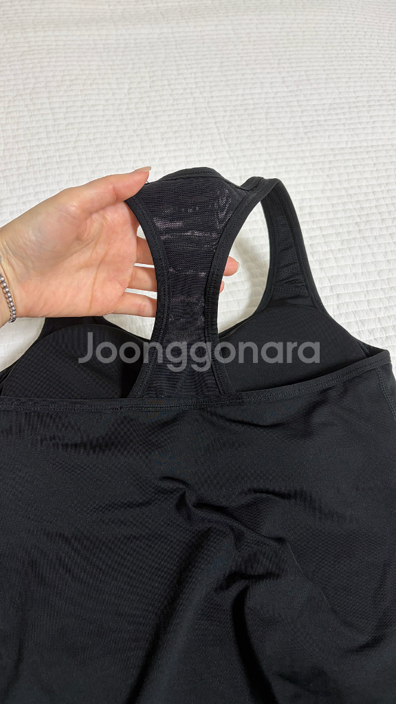 나이키 드라이핏 여성 나시 M 블랙--2