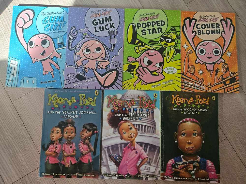 AR 3점대 4점대 글씨 큰 여아 원서 GUMAZING GUM GIRL KEENA FORD 덤 드림--1