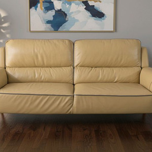 HTL 이태리 전체 천연가죽 3인 소파 서울경기(근거리)무료배송