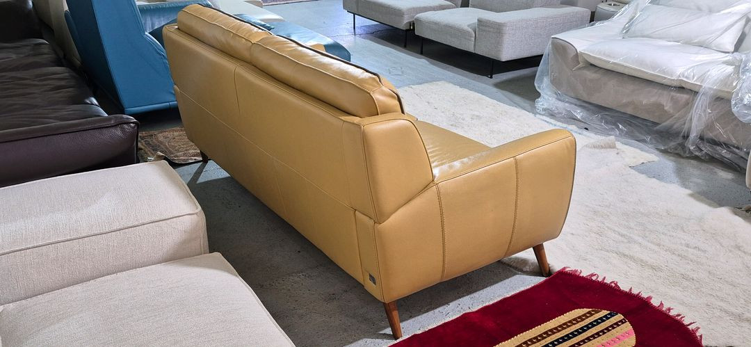 HTL 이태리 전체 천연가죽 3인 소파 서울경기(근거리)무료배송--4