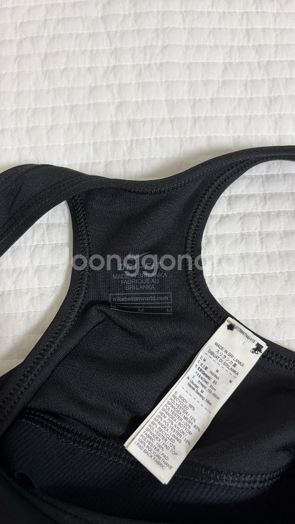 나이키 프로 브라탑 M 블랙--2