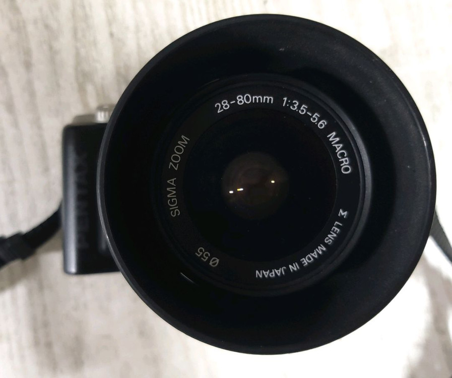 펜탁스 카메라 본체 (부품용: MZ-50) & 시그마 줌 렌즈 <북수원>--3