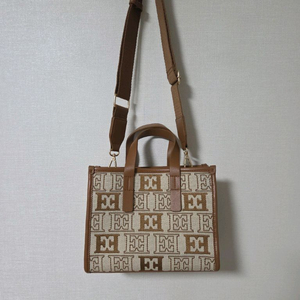 에스까다 자카드 토트.숄더백