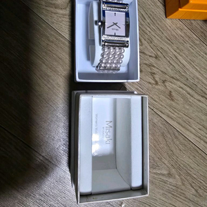 모나코 미사키 미사용 진주 팔찌 시계 풀박스
