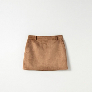 포유온 fyeo 벨로 스웨이드 미니스커트 스몰 새상품