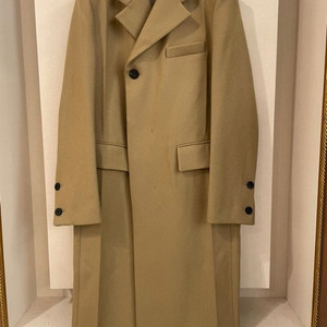 우영미 21fw 베이지 캐시미어 코트 50사이즈 이미지