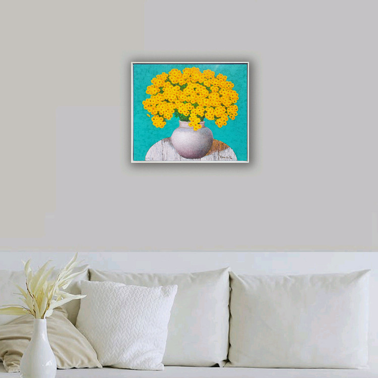 황금소국 정물화--1