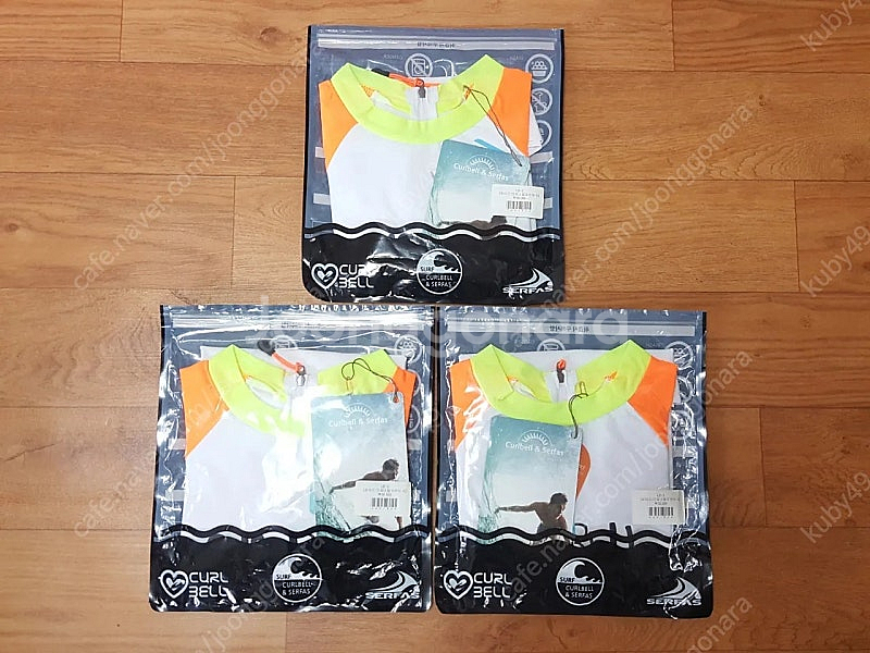 새상품)컬벨&서패스 아동 래쉬가드 상의 남여 8-9세--2