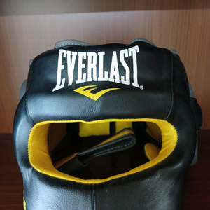 (네고 불가) 에버라스트 복싱 헤드기어 L/XL 턱보호 천연소가죽