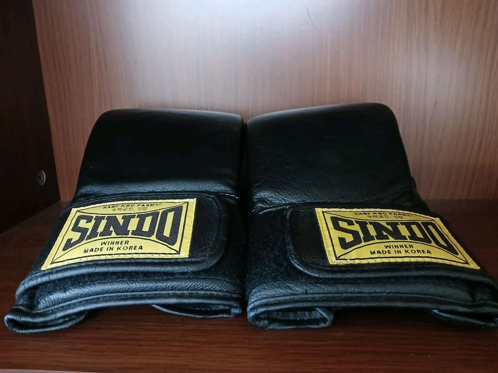 복싱 신도 샌드백 글러브 천연소가죽--3