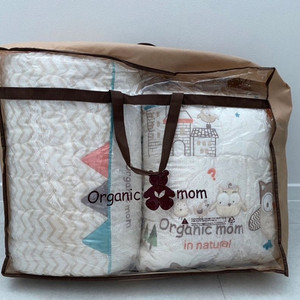 오가닉맘 신생아 이불 세트 (새 상품)