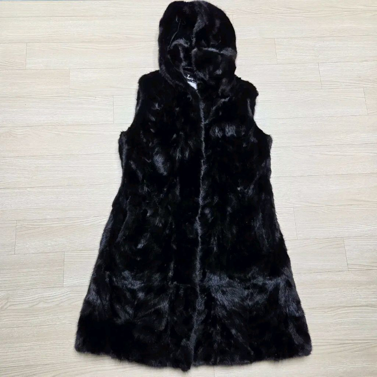 원우모피 밍크후드코트--3