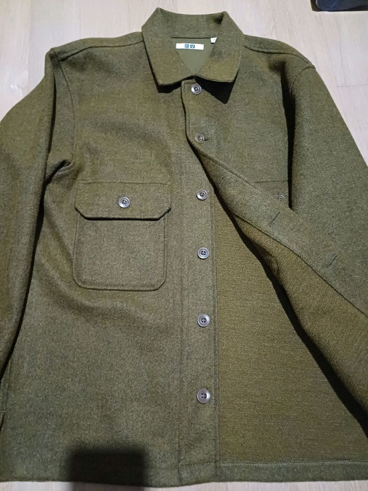 유니클로u후리스셔츠cpo자켓--3