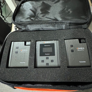 코미카 BOOM X-U 무선 핀마이크 2채널 팝니다