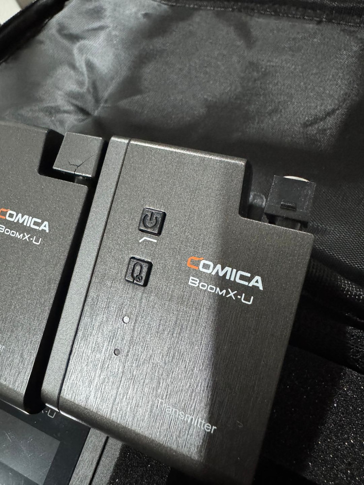 코미카 BOOM X-U 무선 핀마이크 2채널 팝니다--7