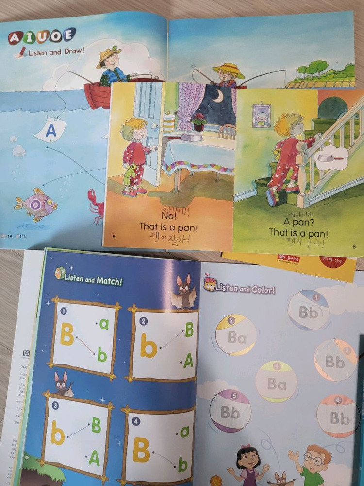 윤선생 영어 파닉스 사용교재 이미지