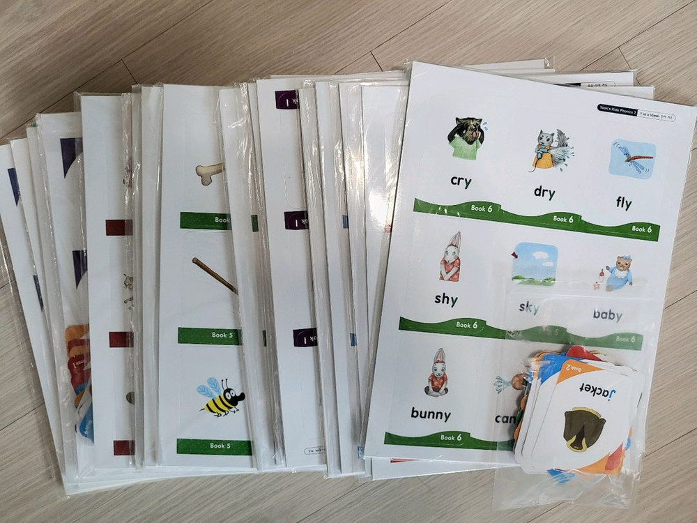 윤선생 영어 파닉스 사용교재 이미지