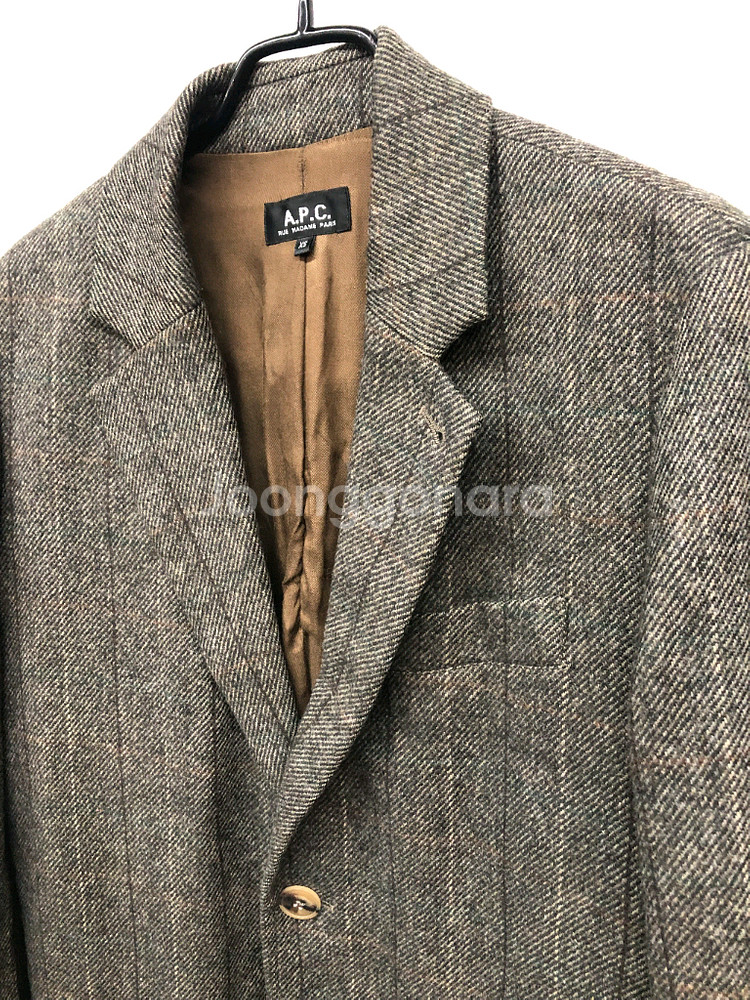 아페세 울 헤링본 코트 (95)--1