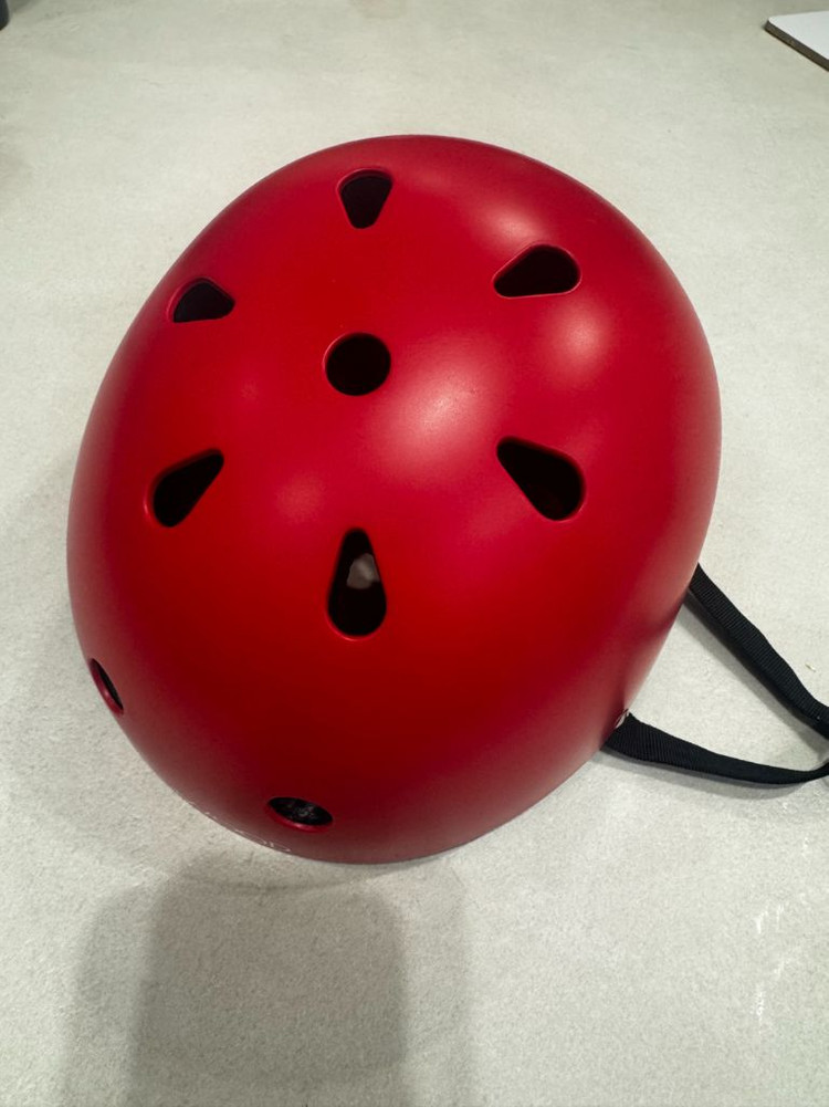 반우드 키즈 자전거 킥보드 헬멧 레드--0